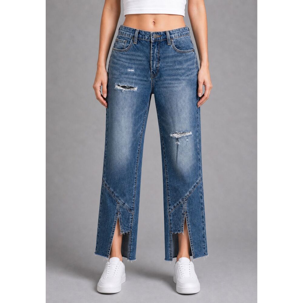 Blank NYC Distressed Skinny Leg Jeans 30